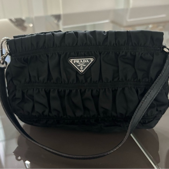 Prada Nylon leather strap. Mini shoulder bag - Picture 3 of 7